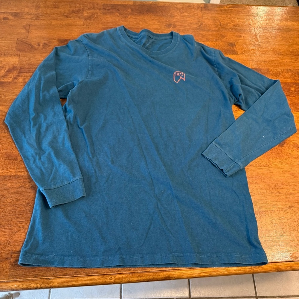 Patagonia blue Long Sleeve Shirt size large regular fit chouinard